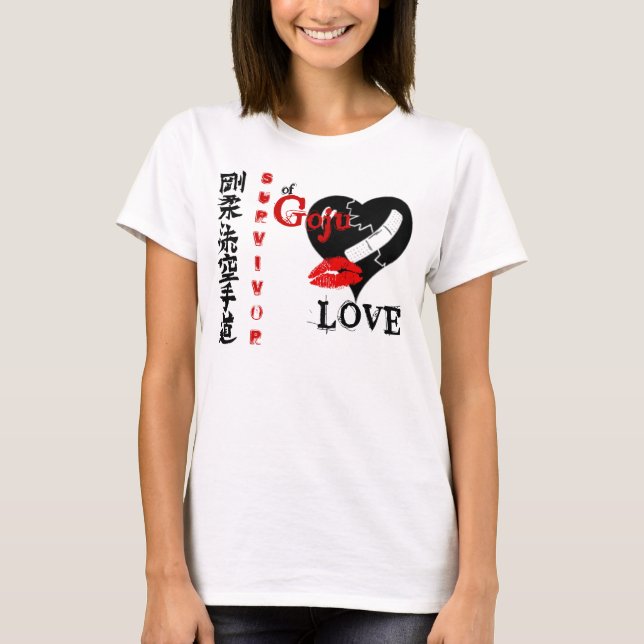 Überlebender von Goju LIEBE T-Shirt (Vorderseite)