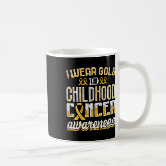 Überlebender von Kinderkrebs Ich trage Gold-Bewuss Kaffeetasse