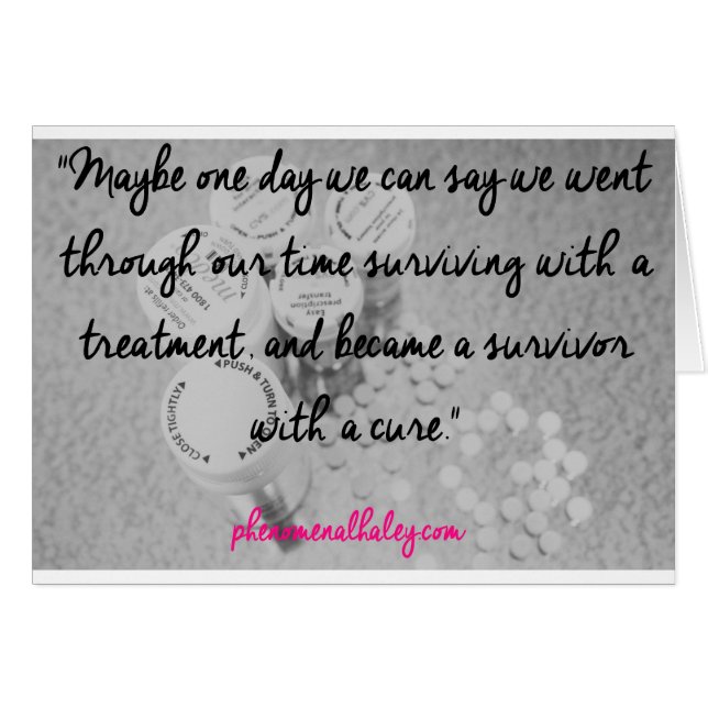 Überlebenkarte (Vorderseite (Horizontal))