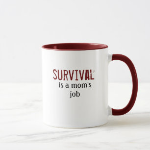 Überlebens-Mama - Tasse