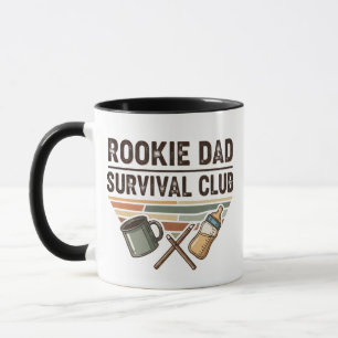 Überlebensclub für Anfänger-Väter Retro-Kaffee Tasse