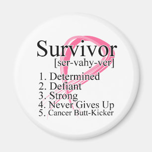 Überlebensdefinition - Brustkrebs Magnet