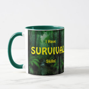 Überlebensfähigkeiten Präpper Survivalist SHTF Des Tasse