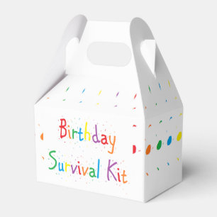 Überlebenskit "Geburtstag" Geschenkschachtel