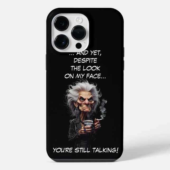 Überlebenssaft iPhone Hülle (Rückseite)