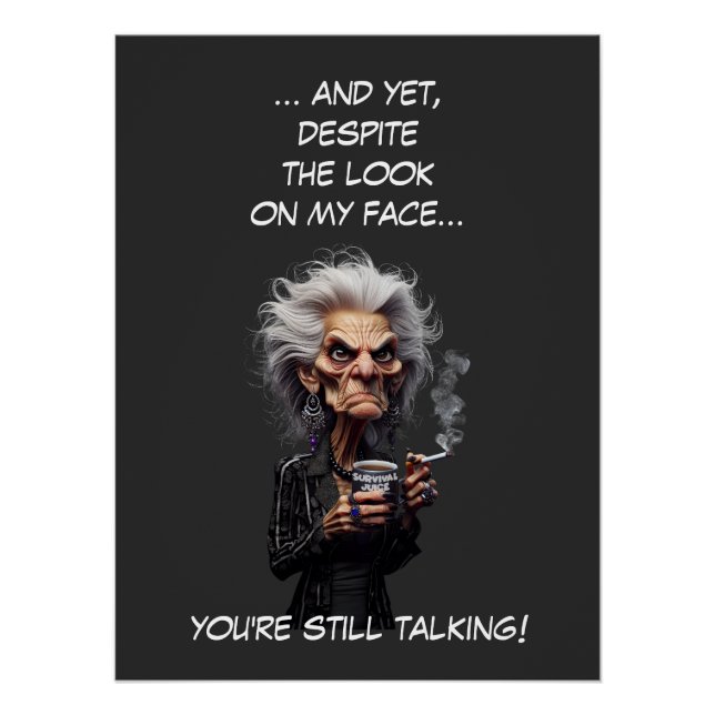 Überlebenssaft Poster (Vorderseite)