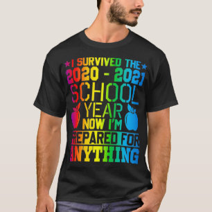 Überlebt das Schuljahr 2020 2021 Ich bin vorbereit T-Shirt