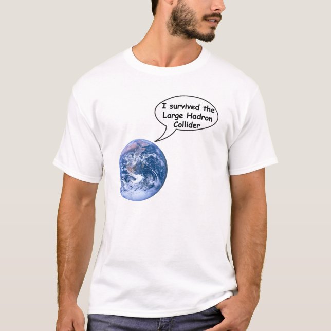 überlebte den großen HadronCollider T-Shirt (Vorderseite)