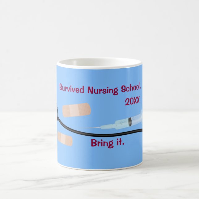Überlebte Krankenpflege-Schule Tasse (Mittel)