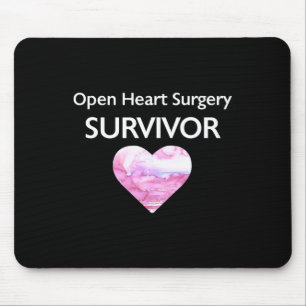 Überlebte Operation des offenen Herzens Mousepad