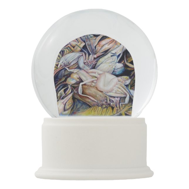 Überlegen Sie außerhalb der Box Schneekugel (Rückseite)