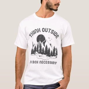 Überlegen Sie, ob außerhalb keine Box erforderlich T-Shirt