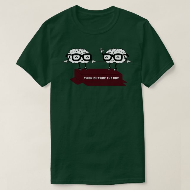 Überlegen Sie sich außerhalb der Box 5 T-Shirt (Design vorne)