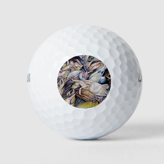 Überlegen Sie sich außerhalb der Box Golfball (Vorderseite)