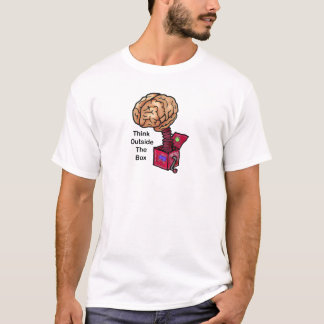 Überlegen Sie sich außerhalb der Box T-Shirt