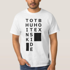 Überlegen Sie sich außerhalb der Box T-Shirt