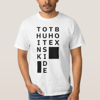 Überlegen Sie sich außerhalb der Box T-Shirt
