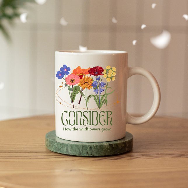 Überlegen Sie, wie die Wildblumen Tasse wachsen la (Von Creator hochgeladen)