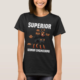Überlegene deutsche Ingenieurbürokratie Dobermans T-Shirt