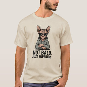 Überlegene Sphynx-Katze Sarkastische Attitüde Kuns T-Shirt
