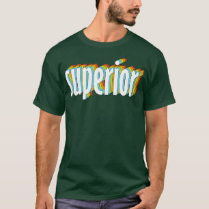 überlegener Vintager Retro T-Shirt