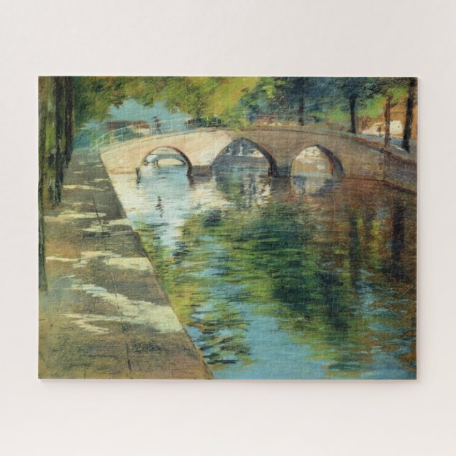 Überlegungen an einem Kanal (von William Merritt C Puzzle (Horizontal)