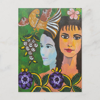 Überlegungen der Vergangenheit Postkarte