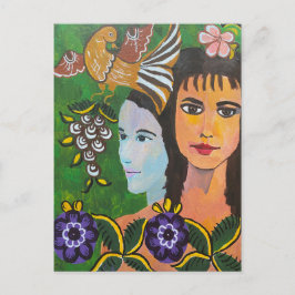 Überlegungen der Vergangenheit Postkarte