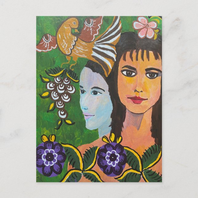 Überlegungen der Vergangenheit Postkarte (Vorderseite)