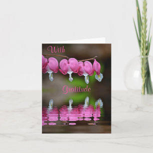 Überlegungen des Herzens Dankeschön-Karte Dankeskarte