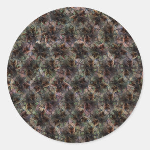 Überlegungen im Burrow: Die Symmetrie von Frauen Runder Aufkleber