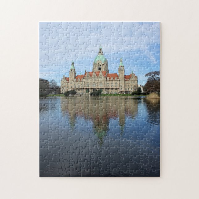 Überlegungen - Rathaus - Hannover, Deutschland Puz Puzzle (Vertikal)
