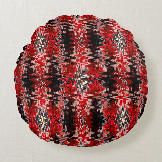 Überlegungen...... Rundes Kissen (Vorderseite)