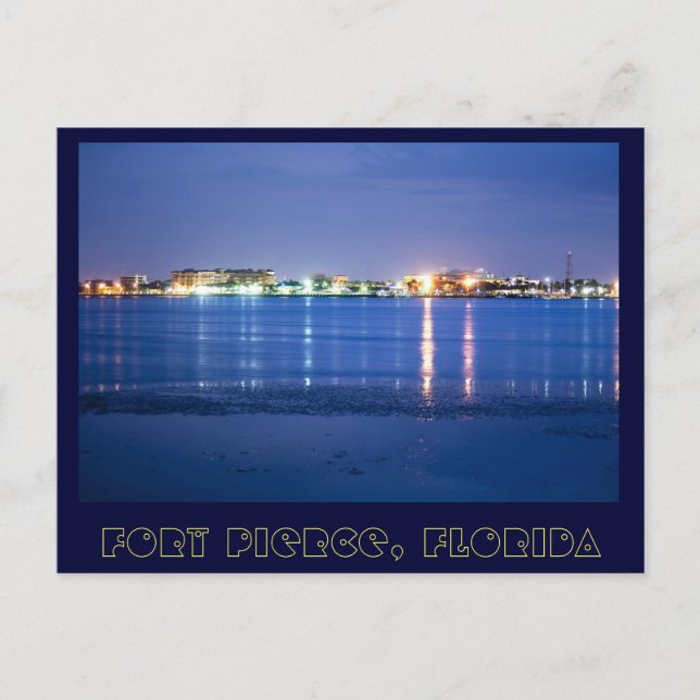Überlegungen von Fort Pierce, Florida Postkarte (Vorderseite)
