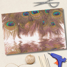 Überlegungen zu Pfauenfedern Seidenpapier