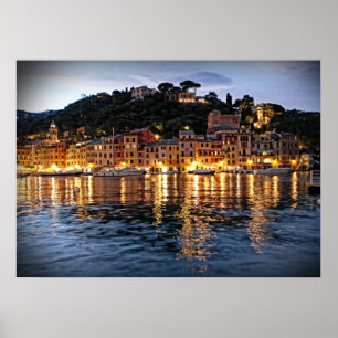 Überlegungen zu Portofino, Italia Poster