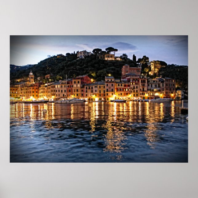 Überlegungen zu Portofino, Italia Poster (Vorne)