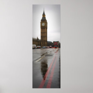Überlegungen zum Big Ben - Londoner Poster