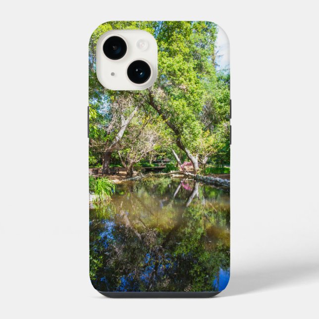 Überlegungen zum Teich im Garten iPhone Hülle (Rückseite)