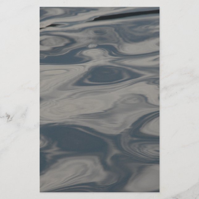 Überlegungen zum Wasser Briefpapier (Vorderseite)