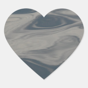 Überlegungen zum Wasser Herz-Aufkleber