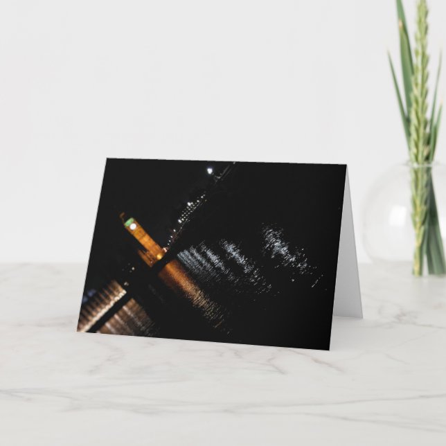 Überlegungen zur Themse - Big Ben Grußkarte Karte (Vorderseite)