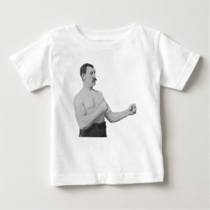 Übermäßig männlicher Mann Meme Baby T-shirt