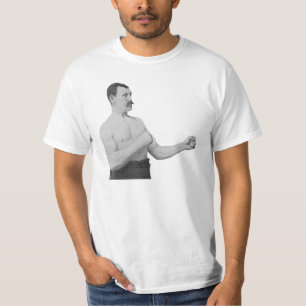 Übermäßig männlicher Mann Meme T-Shirt