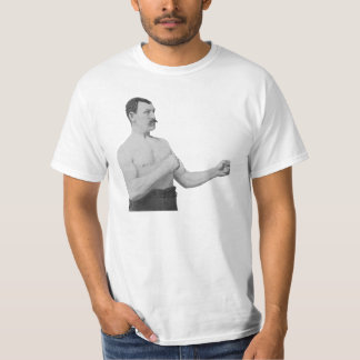 Übermäßig männlicher Mann Meme T-Shirt