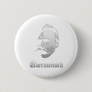Übermensch – Friedrich Nietzsche Bester Deutscher Button