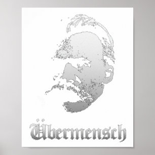 Übermensch – Friedrich Nietzsche Bester Deutscher Poster