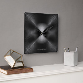 ÜBERMITTLUNG QUADRATISCHE WANDUHR