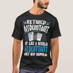 Übermüdete Buchhalter wie ein regelmäßiger Buchhal T-Shirt
