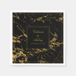 Übernachtungen in Granit & Gold mit einem 5-Zoll-C Serviette